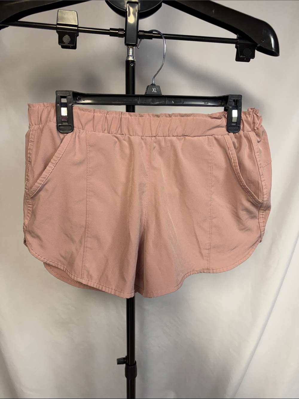RBX Dusty Rose Athletic Shorts with Elastic Waist